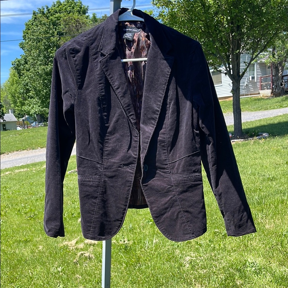 Women's Black Corduroy Blazer